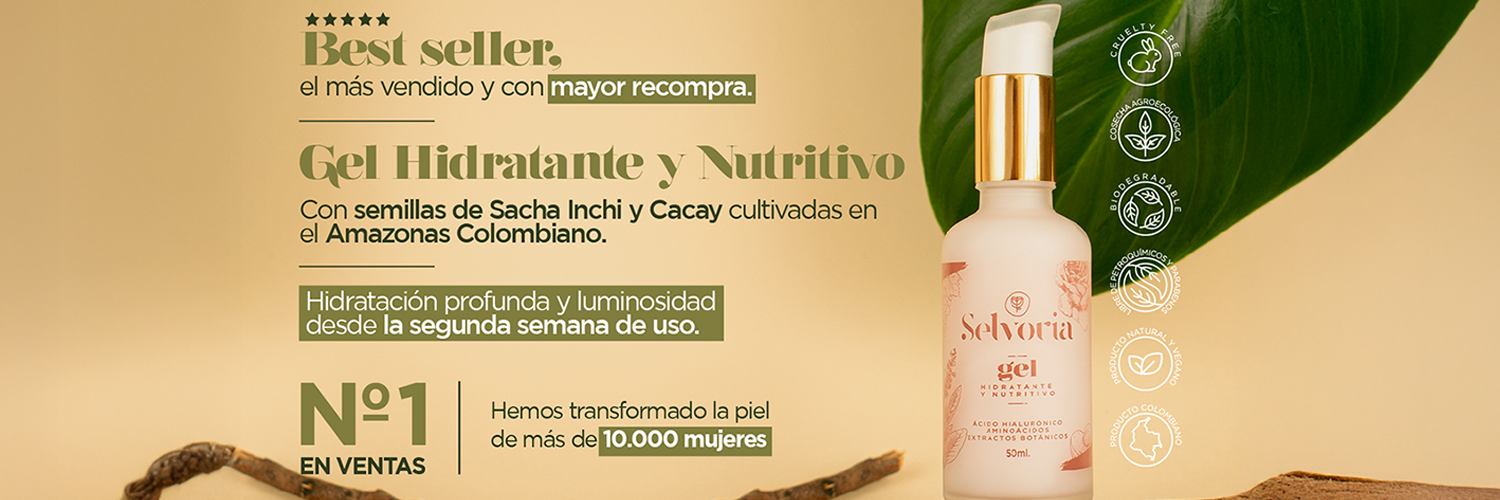 Gel hidratante y nutritivo
